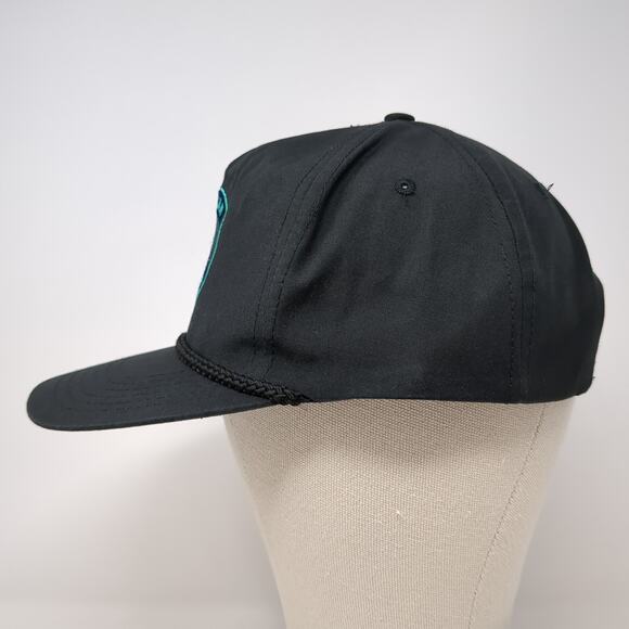 '95 Familian Northwest Streamline 5 Panel Cap Black One Size Adjustable d&D - Picture 3 of 9
